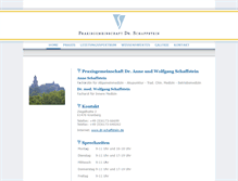 Tablet Screenshot of dr-schaffstein.de